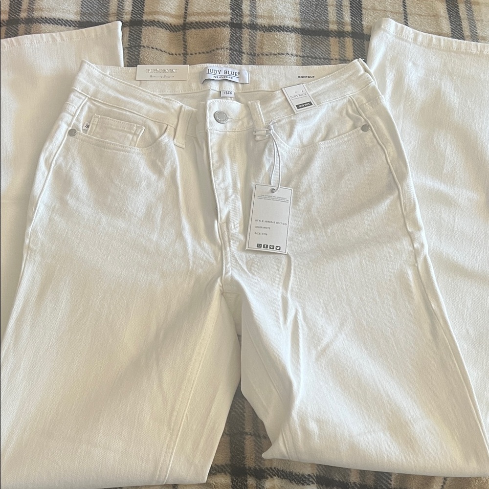 Judy Blue Crisp White Jeans